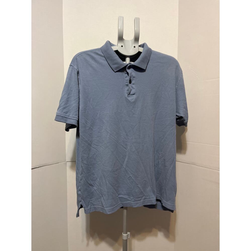 Boca Classics Men’s Light Blue 100% Cotton Polo Shirt Size M